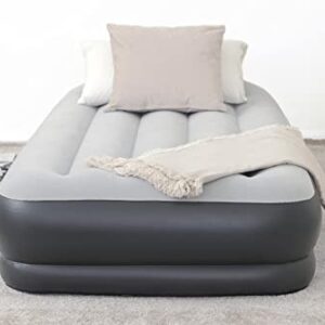 SLEEPLUX Durable Inflatable Air Mattress with Built-in Pump, Pillow and USB Charger, 15" Tall Twin