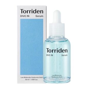 Torriden DIVE-IN Low-Molecular Hyaluronic Acid Serum, 1.69 fl oz | Fragrance-free Face Serum for Dry, Dehydrated, Oily Skin | Vegan, Clean, Cruelty-Free Korean Skin Care