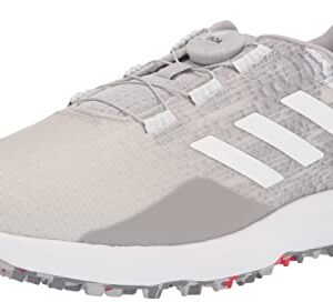 adidas Men's S2G Spikeless BOA Golf Shoes, Grey Two/Footwear White/Grey Three, 10.5