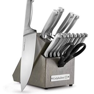 Calphalon Kitchen Knife Set with Self-Sharpening Block