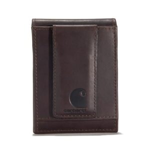 Carhartt Men's Leather Standard Simple,Retro, Dark Brown, One Size