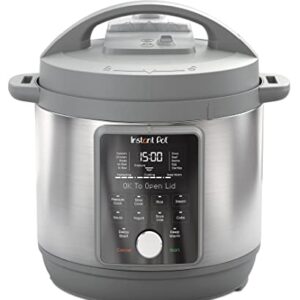 Instant Pot Duo Plus, 8-Quart Whisper Quiet 9-in-1 Electric Pressure Cooker, Slow Rice Cooker, Steamer, Sauté, Yogurt Maker, Warmer & Sterilizer, App With Over 800 Recipes, Stainless Steel