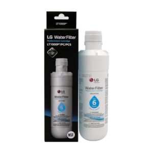 LG LT1000P - 6 Month / 200 Gallon Capacity Replacement Refrigerator Water Filter (NSF42, NSF53, and NSF401) ADQ74793501, ADQ75795105, or AGF80300704 , White