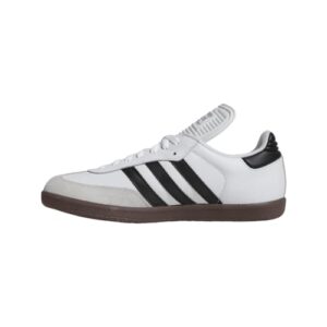 adidas Men's Samba Classic Running Shoe, white/black/white, 10 M US