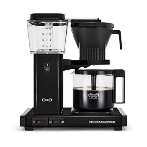 Technivorm Moccamaster 53937 KBGV 10-Cup Coffee Maker Black, 40 Ounce, 1.25l