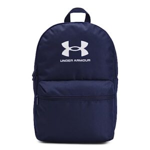 Under Armour unisex-adult Loudon Lite Backpack, (410) Midnight Navy/Midnight Navy/White, One Size