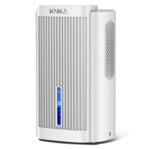 Dehumidifier,95 OZ Water Tank, (850 sq. ft) Quiet Dehumidifier for Basement, Bathroom, RV, Closet, Bedroom with Auto Shut Off, Sleep Mode,7 Colors LED Light, Dehumidifiers for Home (White）
