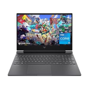 HP Victus 15.6 inch Laptop, FHD 144Hz Display, Intel Core i5-12450H, 8 GB RAM, 512 GB SSD, NVIDIA GeForce RTX 2050 GPU (4 GB Dedicated), Windows 11 Home, 15-fa1029nr (2024)