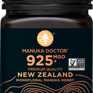 MANUKA DOCTOR - MGO 925+ Manuka Honey Monofloral, 100% Pure New Zealand Honey. Certified. Guaranteed. RAW. Non-GMO (8.75 oz)