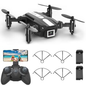 FERIETELF T25 Mini Drone with Camera - 1080P HD RC Drones for Kids Fpv Drone for Adults Beginners, With One Key Take Off/Landing, Gravity Sensor, Gesture Control, 3D Flip, Voice Control