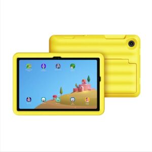 SAMSUNG Galaxy Tab A9+ Plus Kids Edition 11” 64GB WiFi 7 Android AI Tablet, Long Battery Life, Expandable Storage, Thin, Light Design, Durable Puffy Cover, US Version, 2024, Yellow