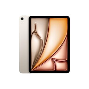 Apple iPad Air 11-inch (M2): Built for Apple Intelligence, Liquid Retina Display, 128GB, 12MP Front/Back Camera, Wi-Fi 6E, Touch ID, All-Day Battery Life — Starlight