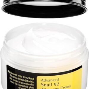 COSRX Snail Mucin 92% Face Moisturizer, 3.52 Oz, Lightweight Moisturing Cream for Soft, Glowy Skin, Korean Skin Care, Korean Moisturizer Face Cream