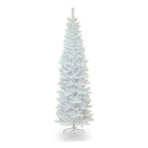 National Tree Company Artificial Christmas Tree, White Tinsel, Includes Stand, 6 feet