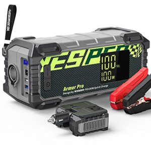 YESPER Portable Power Station,240Wh Camping Battery Power Station with 120W AC Output,PD100W USB-C in/Output, Outdoor Generator for Road Trip Camping Travel Emergency