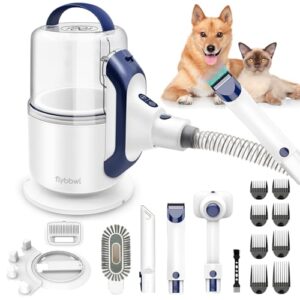 FLYBBWL Pet Grooming Vacuum Hair: Dog Hair Grooming Kit - Professional Dog Vacuum - Deshedding Vac for Pet