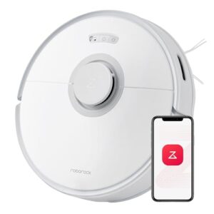 roborock Q7 Max Robot Vacuum and Mop Cleaner, 4200Pa Strong Suction, Lidar Navigation, Multi-Level Mapping, No-Go&No-Mop Zones, 180mins Runtime, Works with Alexa, Perfect for Pet Hair(White)