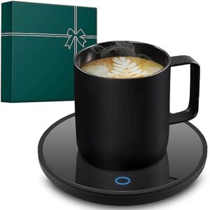 Mug Warmer, 2-Temp Settings Coffee Mug Warmer, Portable Coffee Cup Warmer, Coffee Warmer for Desk Suits for Various Mugs, Automatic Shut Off