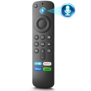 Voice Remote Control Replacement for Fire-TV-Stick-TV Cube and for Insignia-Toshiba-Pioneer-AMZ Fire Smart TVs