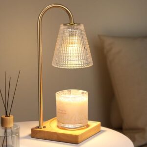Hong-in Candle Warmer Lamp with Timer-Dimmable Candle Warmer,Birthday Gifts for Women,Valentines Day Gifts for Her,House Warming Gifts New Home Bedroom Decor,Wax Warmer for Scented Wax Jar Candles