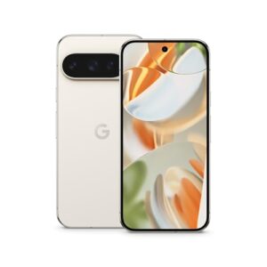 Google Pixel 9 Pro - Unlocked Android Smartphone with Gemini, Triple Rear Camera System, 24-Hour Battery, and 6.3" Super Actua Display - Porcelain - 512 GB