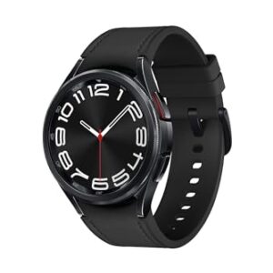 Samsung Galaxy Watch 6 Classic 43mm Bluetooth Smartwatch, Rotating Bezel, Fitness Tracker, Personalized HR Zones, Advanced Sleep Coaching, Heart Monitor, BIA Sensor, Health Insights, US Version, Black