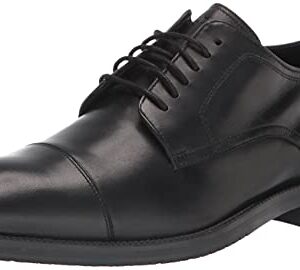 Cole Haan Men's Modern Essentials Cap Oxford, Black Waterproof, 12 Wide